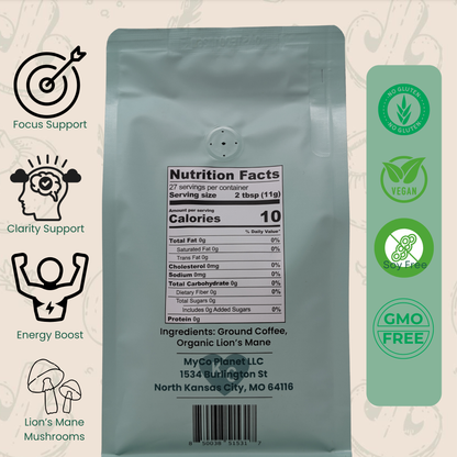 Lion’s Mane Ground Coffee