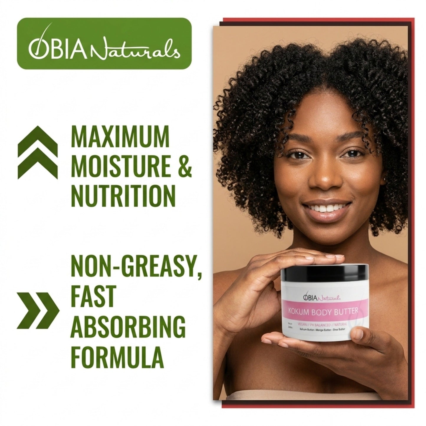 Kokum Body Butter — Vegan Whipped Body Butter for Dry Skin