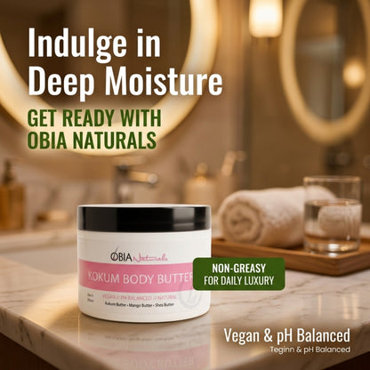 Kokum Body Butter — Vegan Whipped Body Butter for Dry Skin