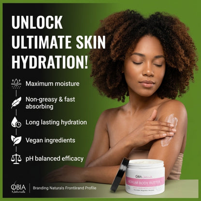 Kokum Body Butter — Vegan Whipped Body Butter for Dry Skin
