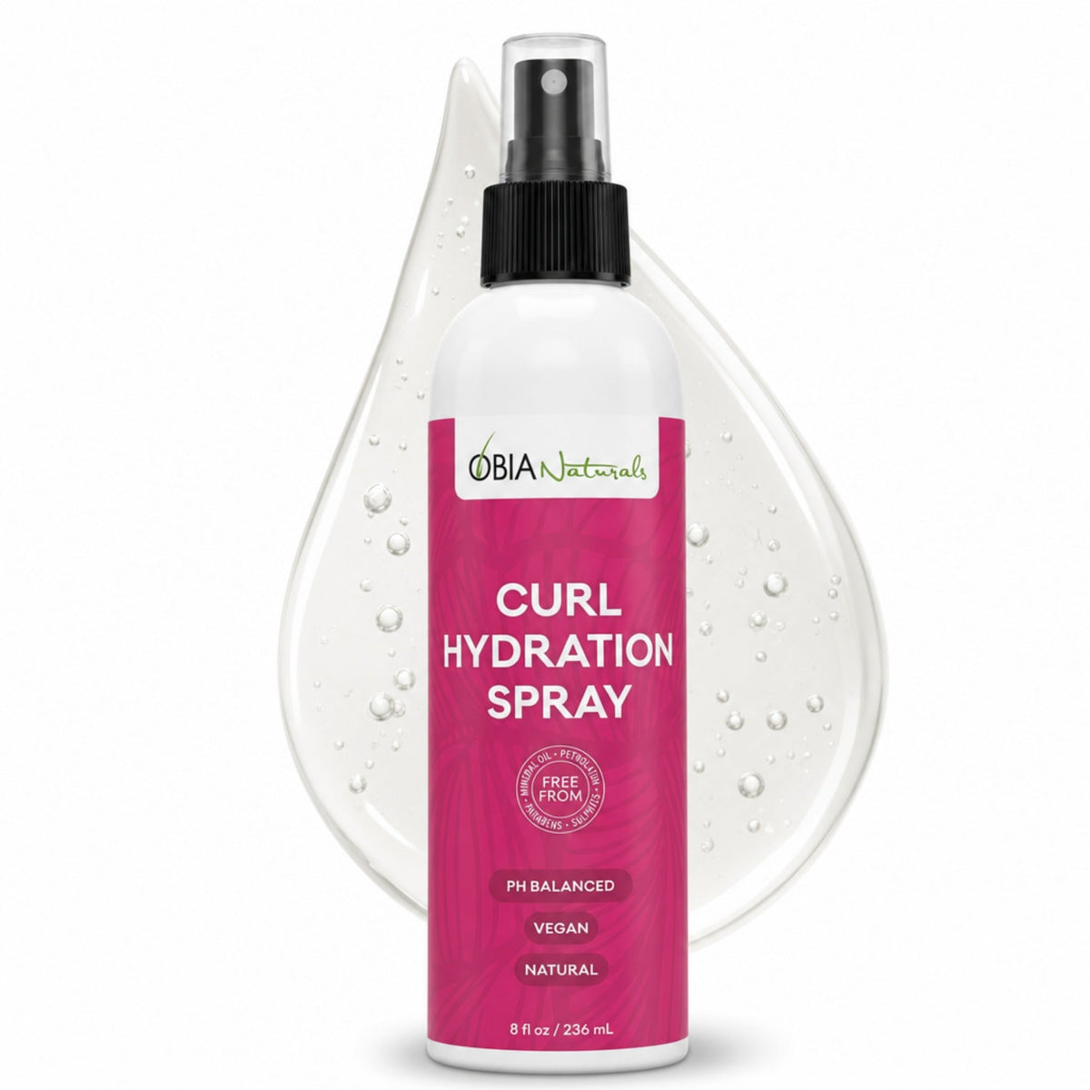 Curl Hydration Spray — Daily Curl Refresher with Argan & Rose