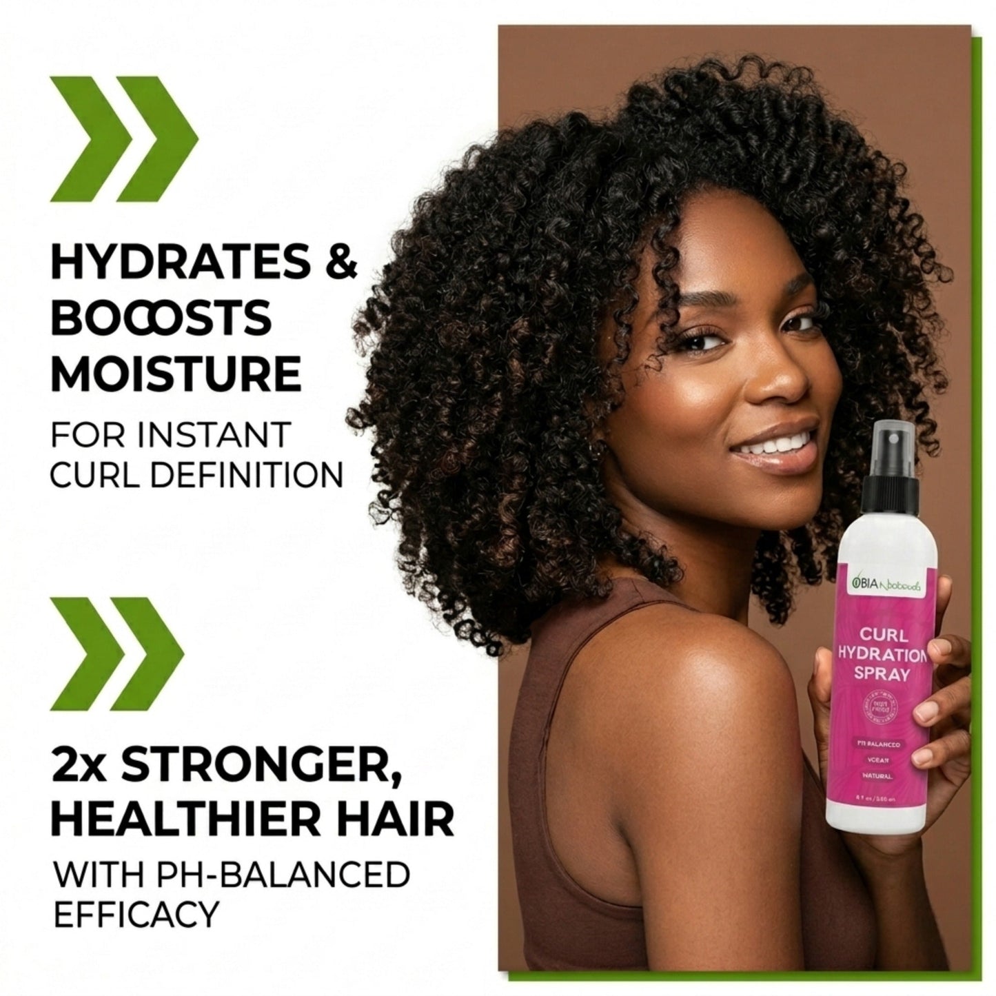 Curl Hydration Spray — Daily Curl Refresher with Argan & Rose