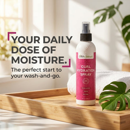 Curl Hydration Spray — Daily Curl Refresher with Argan & Rose