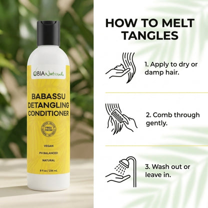 Babassu Detangling Conditioner — Protein-Free Slip Conditioner