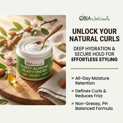Sweet Almond Heavy Cream — Rich Moisture Leave-In Conditioner
