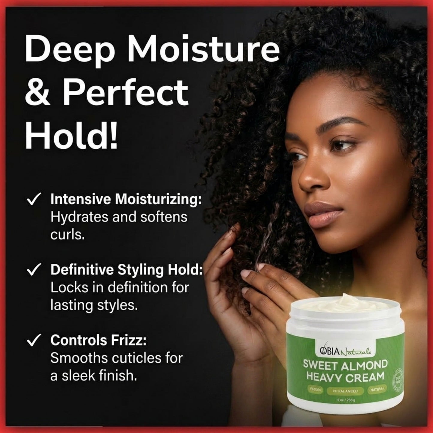 Sweet Almond Heavy Cream — Rich Moisture Leave-In Conditioner