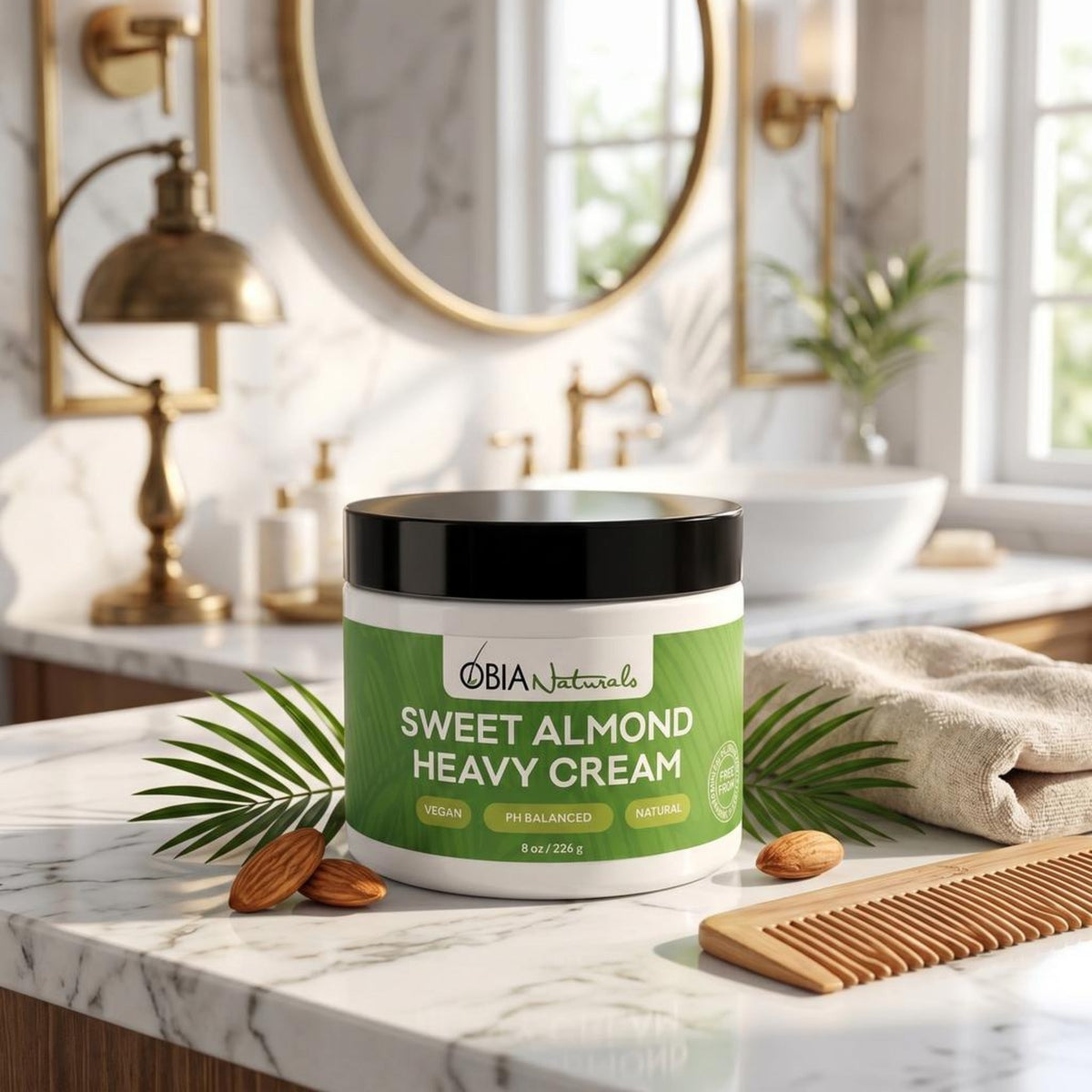 Sweet Almond Heavy Cream — Rich Moisture Leave-In Conditioner