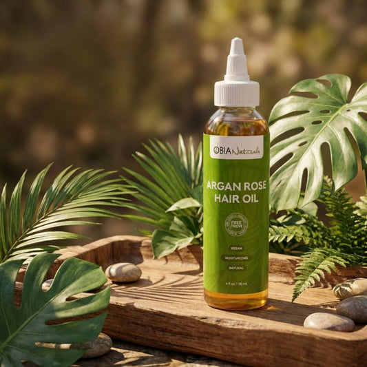 Argan Rose Hair Oil — Lightweight Vegan Hair Oil