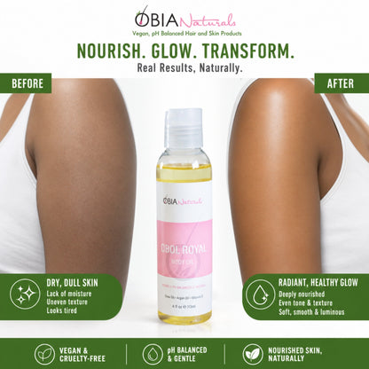 OBOL Royal Body Oil — Luxury Vegan Argan Body Oil