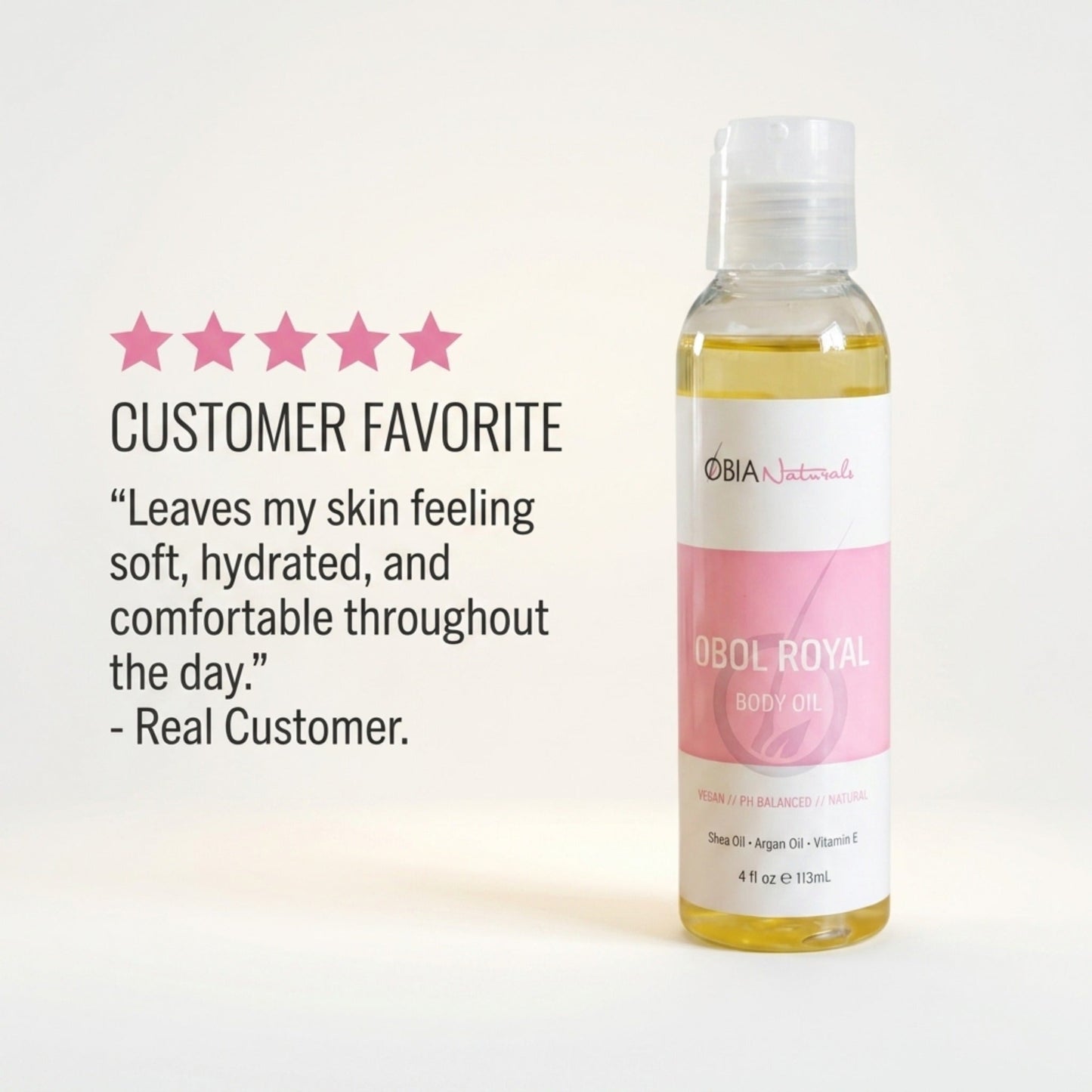OBOL Royal Body Oil — Luxury Vegan Argan Body Oil