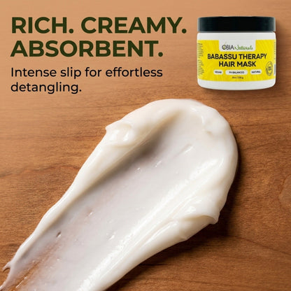 Babassu Hair Therapy Mask — Vegan Plant-Protein Hair Mask