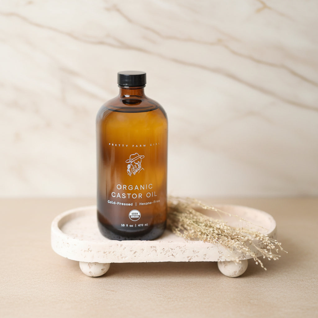 Pure Organic Cold Pressed Hexane-Free Castor Oil