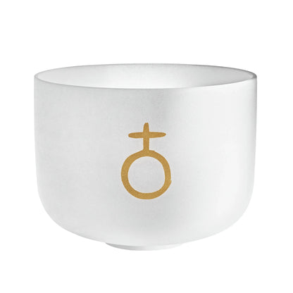 12" Planetary Tuned Crystal Singing Bowl, Earth Year / Om 136.10 Hz