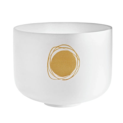 12" Planetary Tuned Crystal Singing Bowl, Schumann Resonance 250.56 Hz