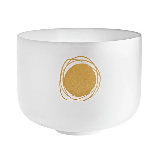 12" Planetary Tuned Crystal Singing Bowl, Schumann Resonance 250.56 Hz