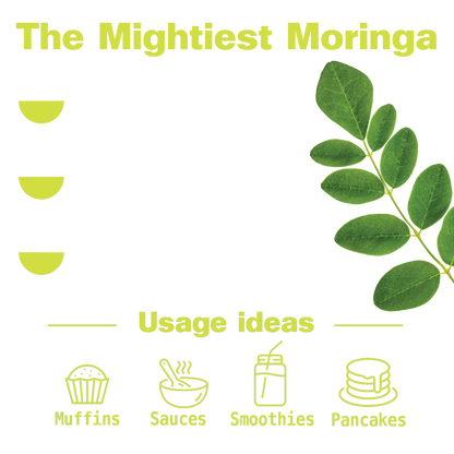 Organic Pure Moringa Powder (10.6 oz)
