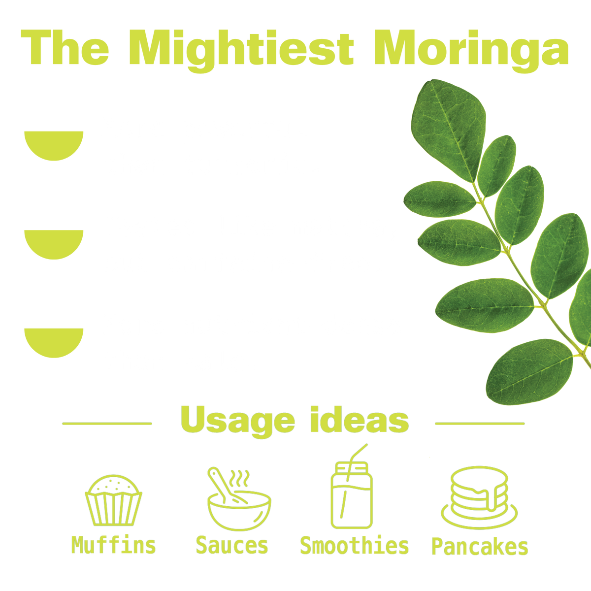 Organic Pure Moringa Powder (7.4 oz)
