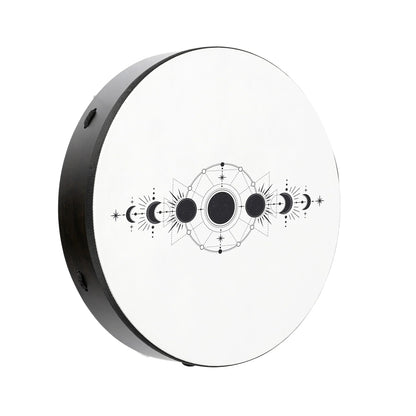 18" Ritual Drum, Moon Phases, True Feel Synthetic Head