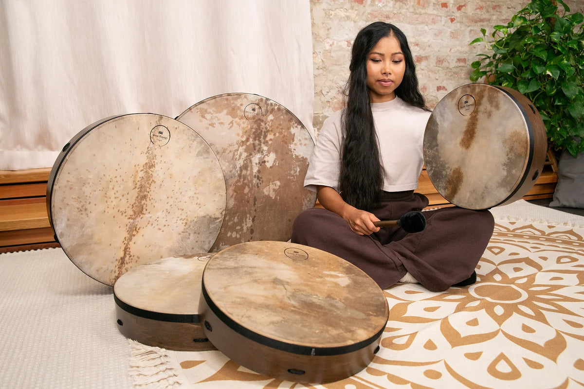 18" Ritual Drum, Goat Head
