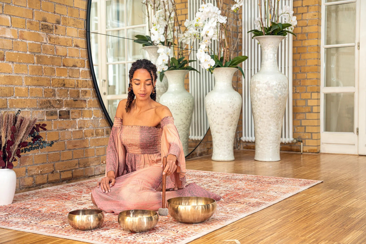3-Piece Cosmos Therapy Series Singing Bowl Set, 800/1000/2000g