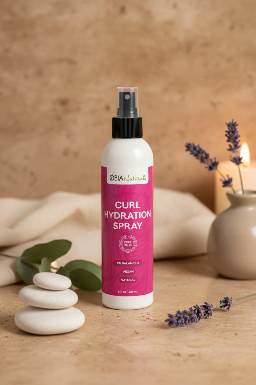 Curl Hydration Spray — Daily Curl Refresher with Argan & Rose