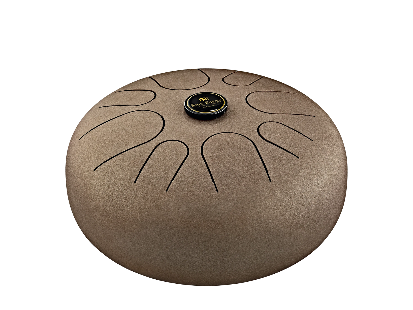 12" Steel Tongue Drum, A Akebono, Vintage Brown