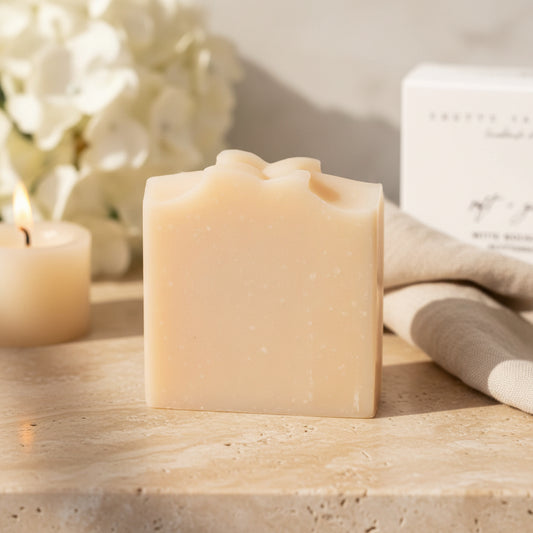 Soft + Gentle Buttermilk Soap Made for Sensitive Skin Fragrance Free Handmade Tallow and Goat Milk Soap Bar