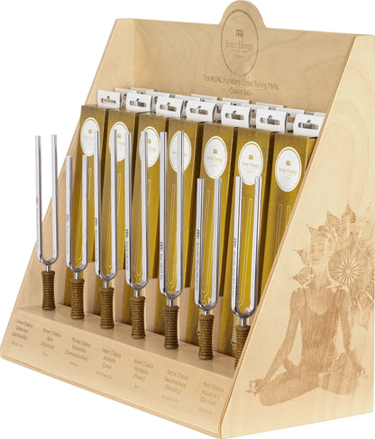 21-Piece Planetary Tuned Tuning Fork Chakra Display Set