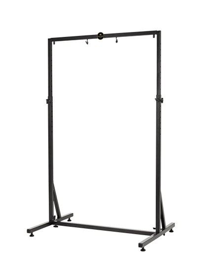 Framed Gong Stand, Up to 40", Black Powder-Coated Steel