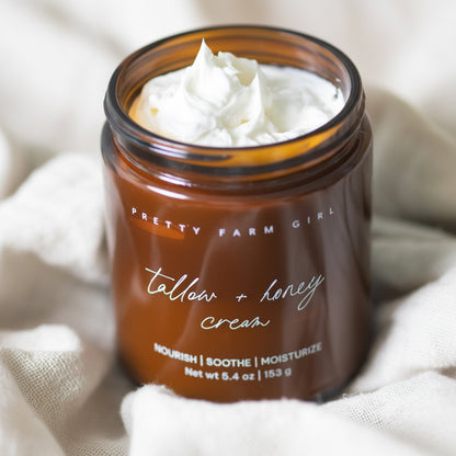 Fragrance Free Tallow + Honey Cream for Sensitive Skin