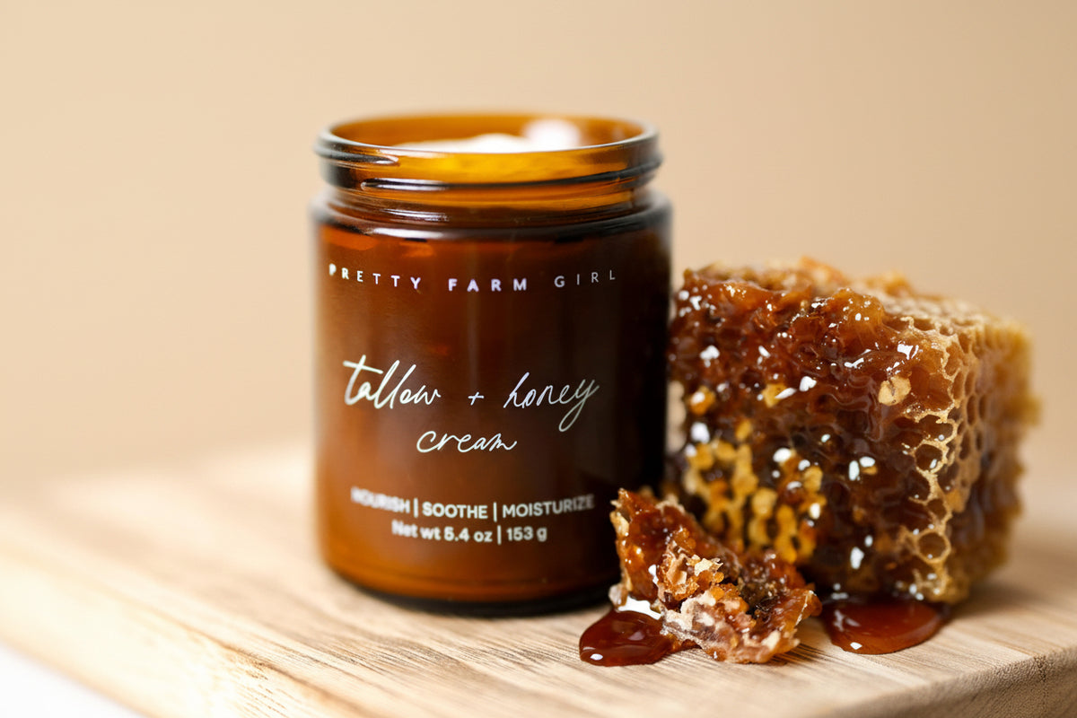 Fragrance Free Tallow + Honey Cream for Sensitive Skin