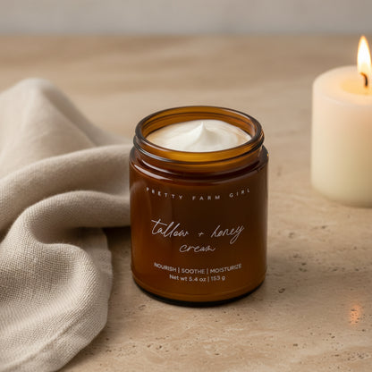 Fragrance Free Tallow + Honey Cream for Sensitive Skin