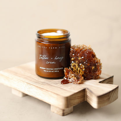 Fragrance Free Tallow + Honey Cream for Sensitive Skin