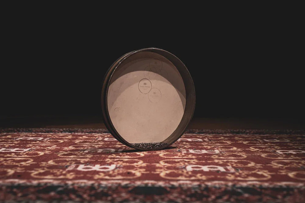 16" Wave / Ocean Drum, Walnut Brown