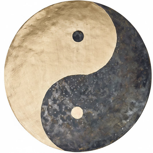 28" Wind Gong, Yin & Yang