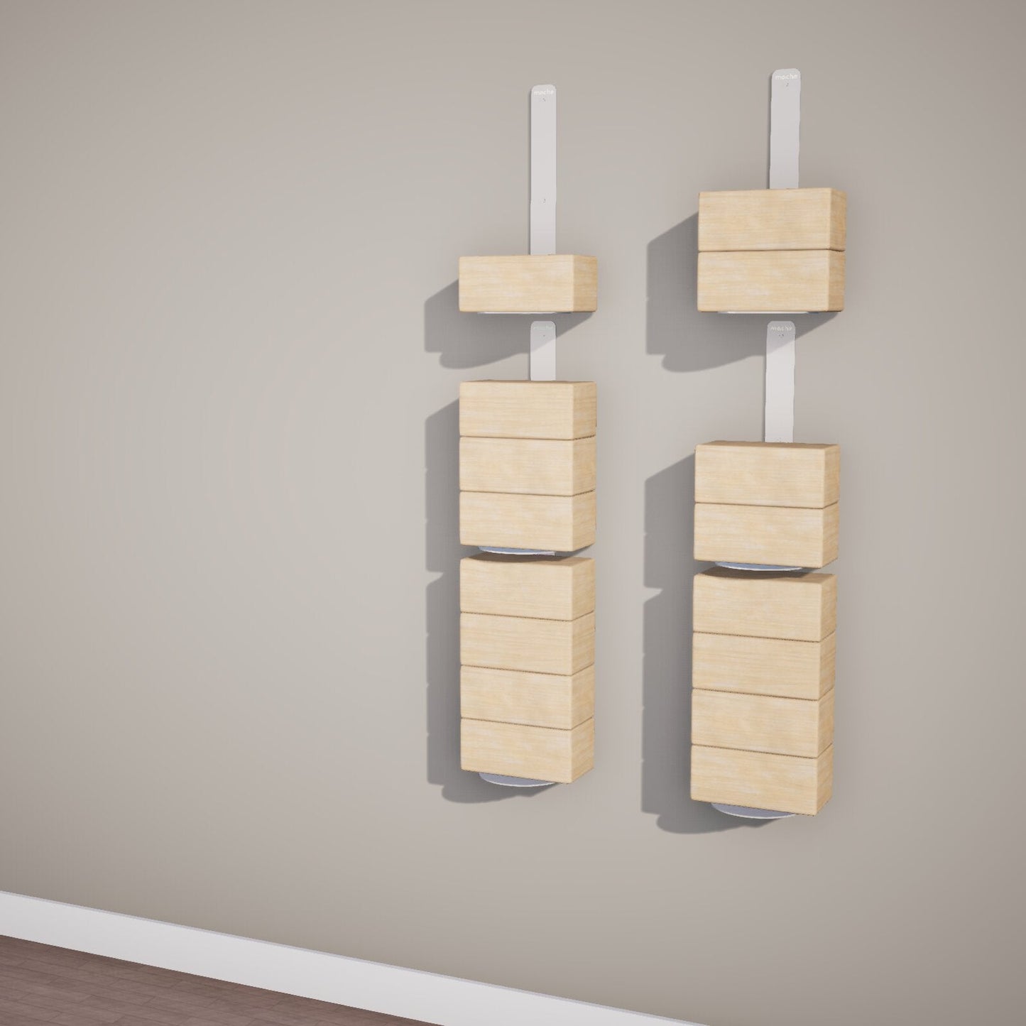 Yoke Yoga Block Bracket | White