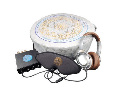 Premium Vibroacoustic Zafu Meditation Cushion Bundle