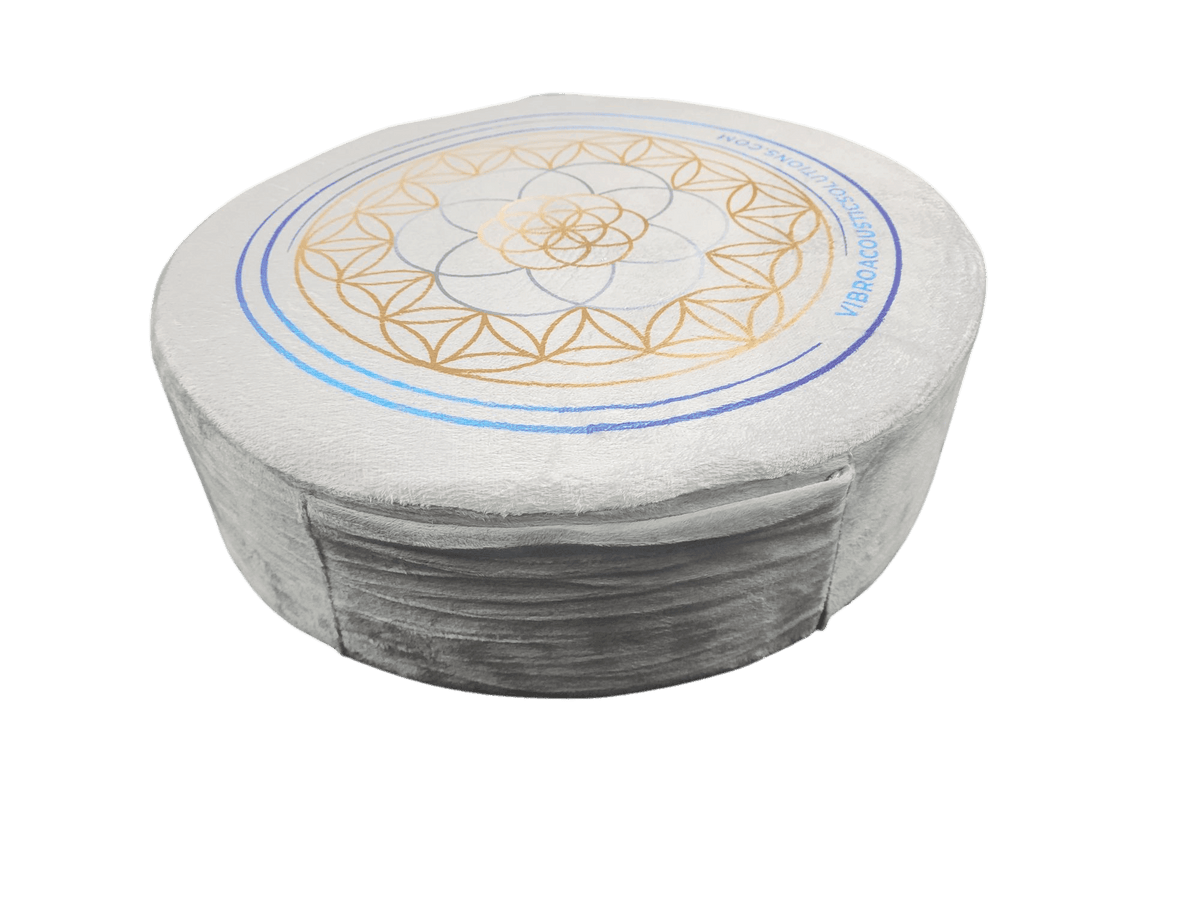 Premium Vibroacoustic Zafu Meditation Cushion Bundle