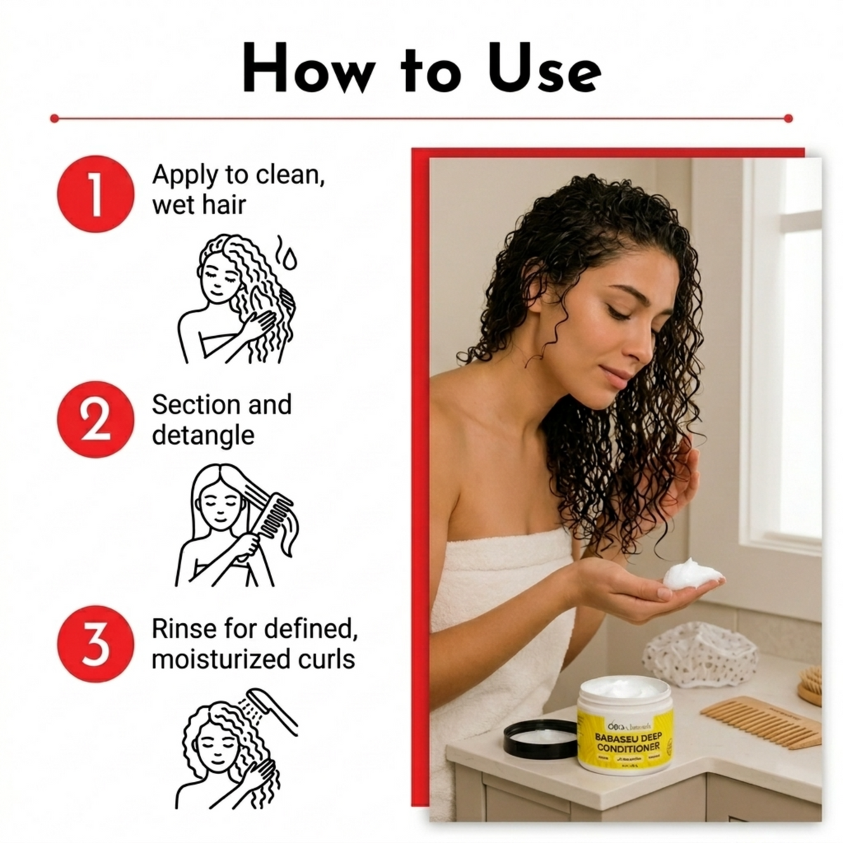 Babassu Deep Conditioner — Protein-Free Repair Treatment