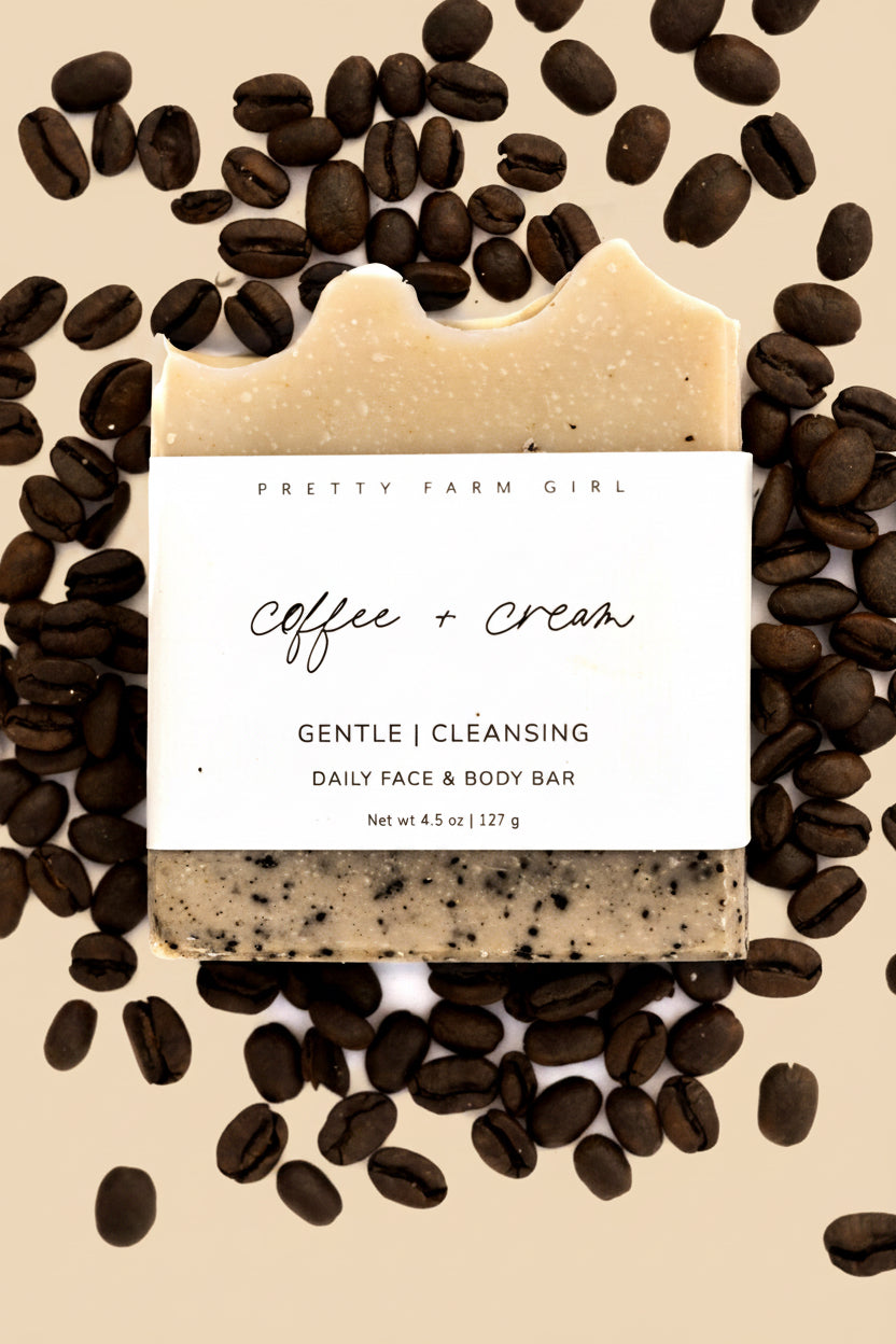 Coffee + Cream Handmade Tallow and Goat Milk Soap Bar
