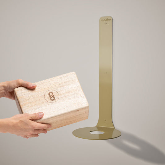 Yoke Yoga Block Bracket | Gold