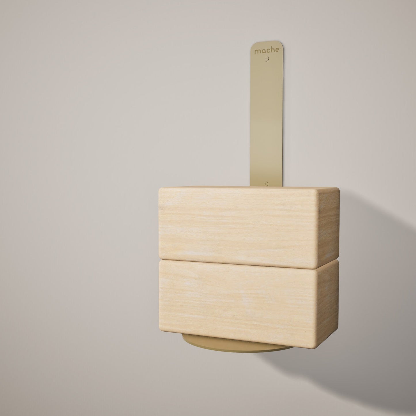 Yoke Yoga Block Bracket | Gold