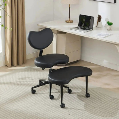 Plus Size Meditation Chair With Wheels Cross Legged Design