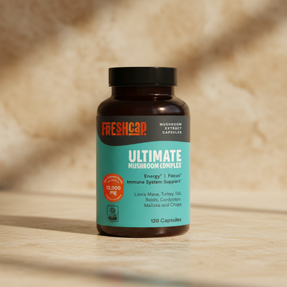 Organic Mushroom Complex Supplement Capsules