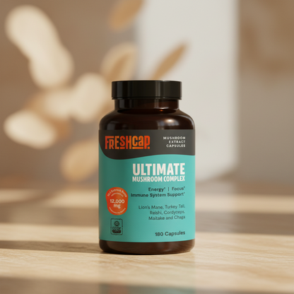 Organic Mushroom Complex Supplement Capsules