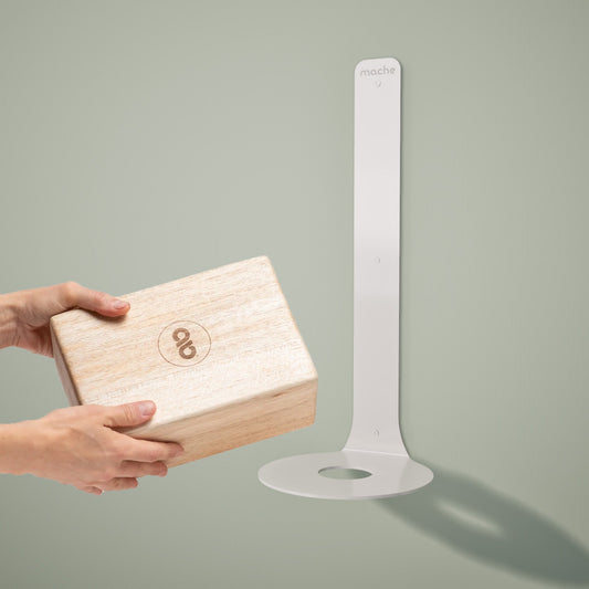 Yoke Yoga Block Bracket | White